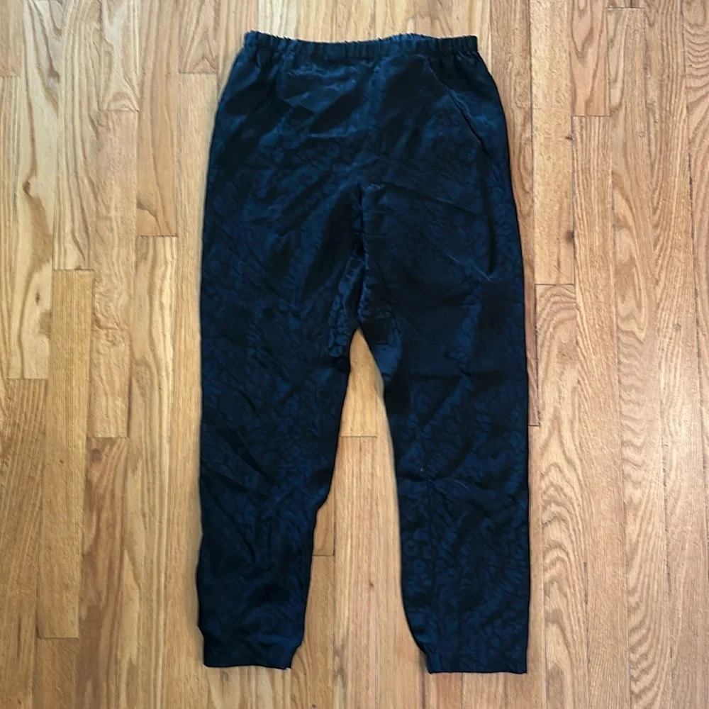Zero Maria Cornejo sz S pants with animal print acetate viscose blend dry clean